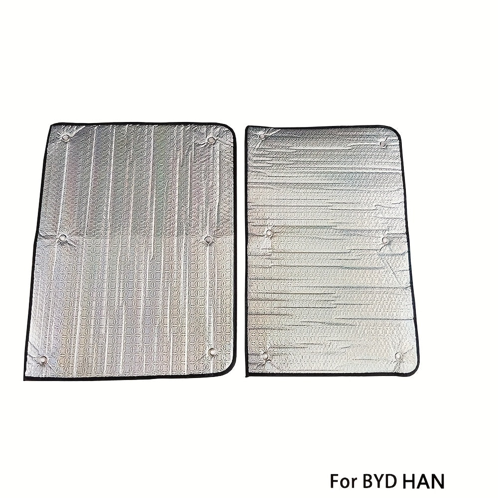 2 dona kumush rangli alyuminiy folga avtomobil quyosh nuri himoyachisi quyosh nuri himoyachisi quyosh nuri himoyachisi