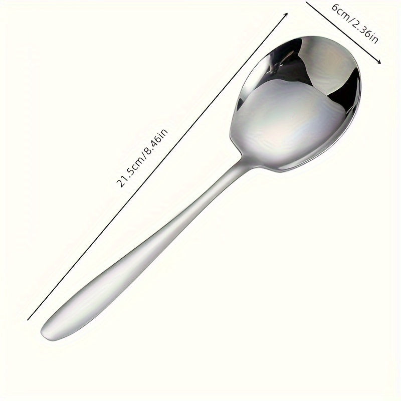 Oversized Stainless Steel Serving Spoon for Rice Eggs and More