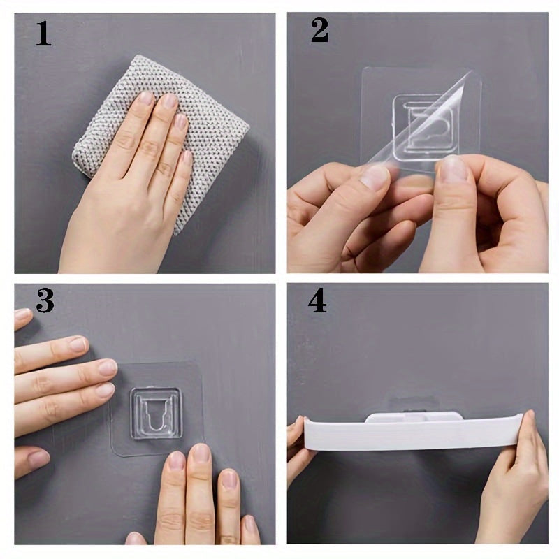 Wall-Mounted Self-Adhesive Shoe Rack for Bathroom Bedroom Living Room