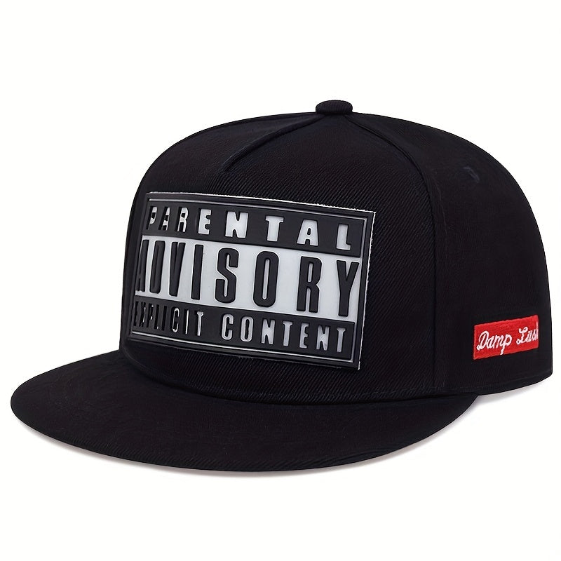 Men's Hip Hop Cap in 6 Colors Lightweight Acrylic Alphabet Design