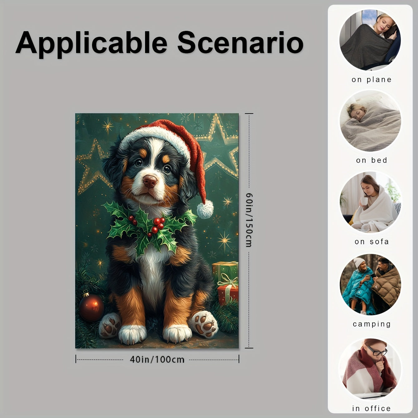 It uchun it Flanel Fleece Choyshab Dastgoh Ofis uchun Gipoallergik Raqamli Chop etish Aralash Ranglar