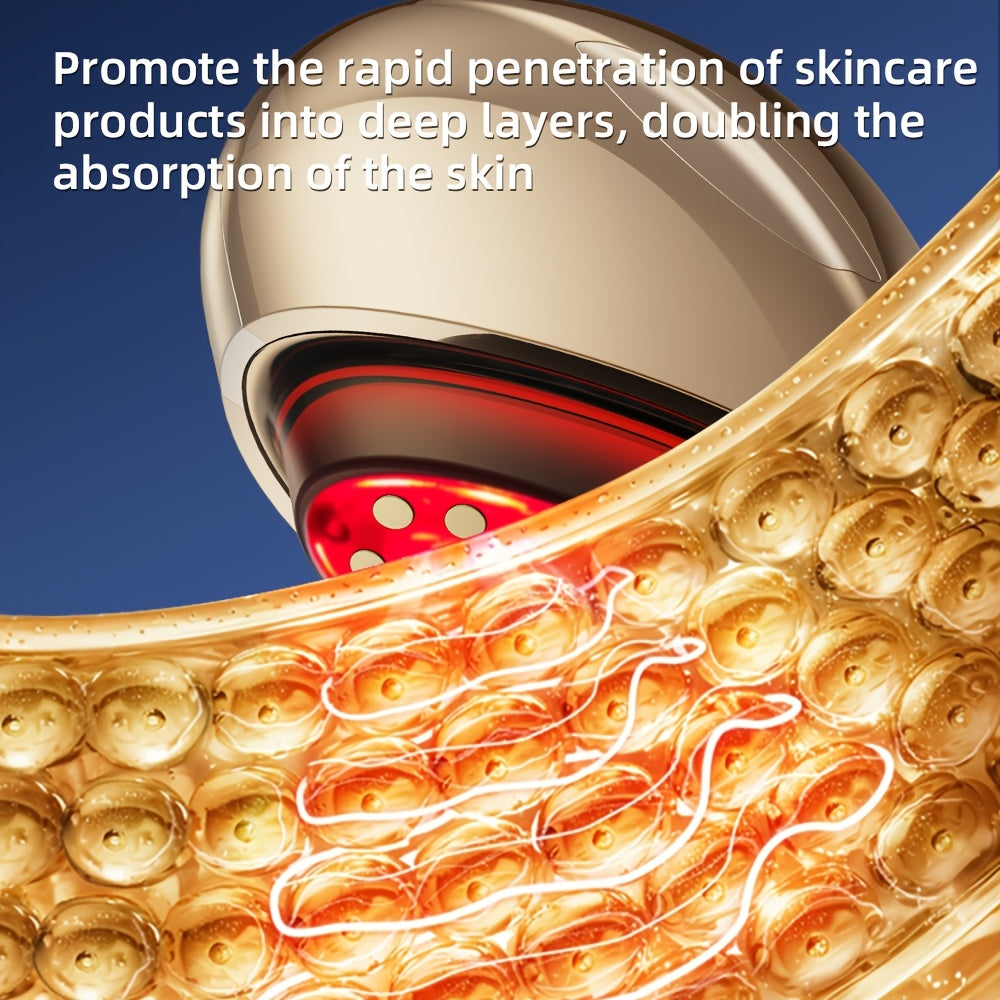 Portable Facial Skin Care Device Rechargeable Multi-Functional Technology for Home Use