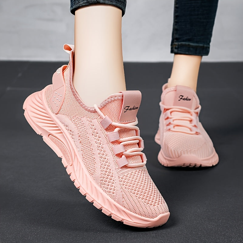 Women’s Breathable Mesh Running Shoes Lightweight Non-Slip Sneakers for Outdoor Sports