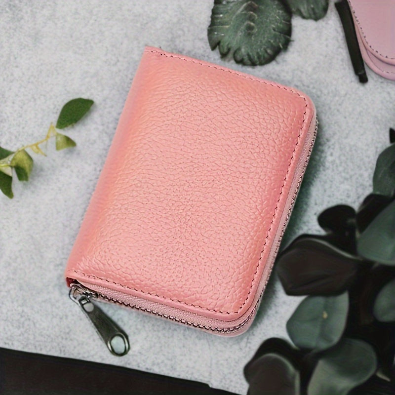 Cartera impermeable con bloqueo RFID para pasaportes, tarjetas y efectivo para hombres y mujeres