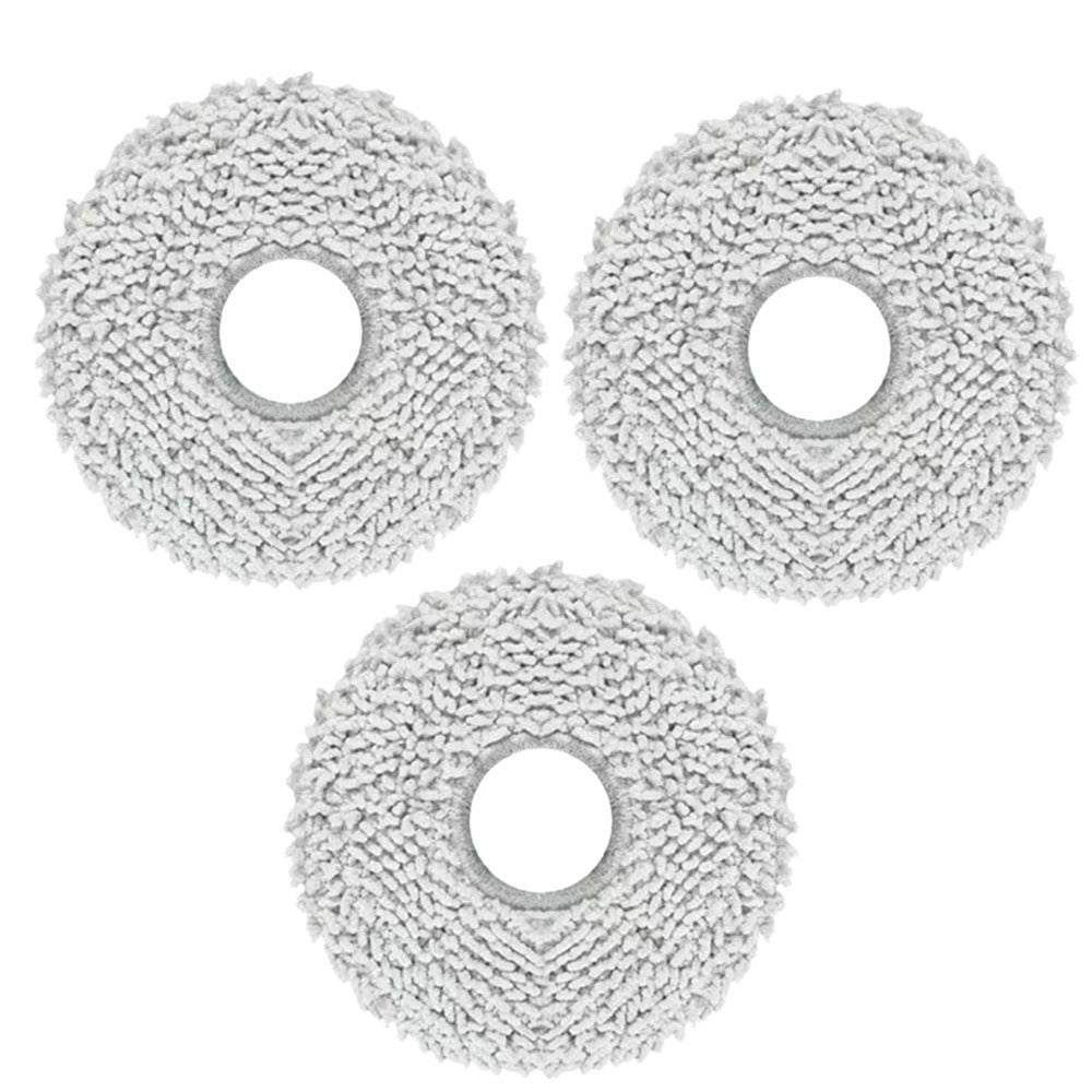 Набор из 3 моющихся тряпок для уборки роботов, долговечные, высокоабсорбирующие мопы из полиэстера для Ecovacs X1 Omni/Turbo/T10 Omni/Turbo T20/T20 Pro