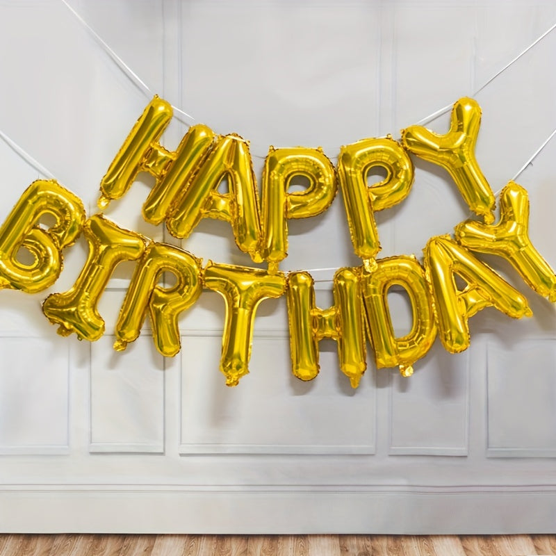 13-Piece Happy Birthday Letter Kit for Party Decorations 16-Inch