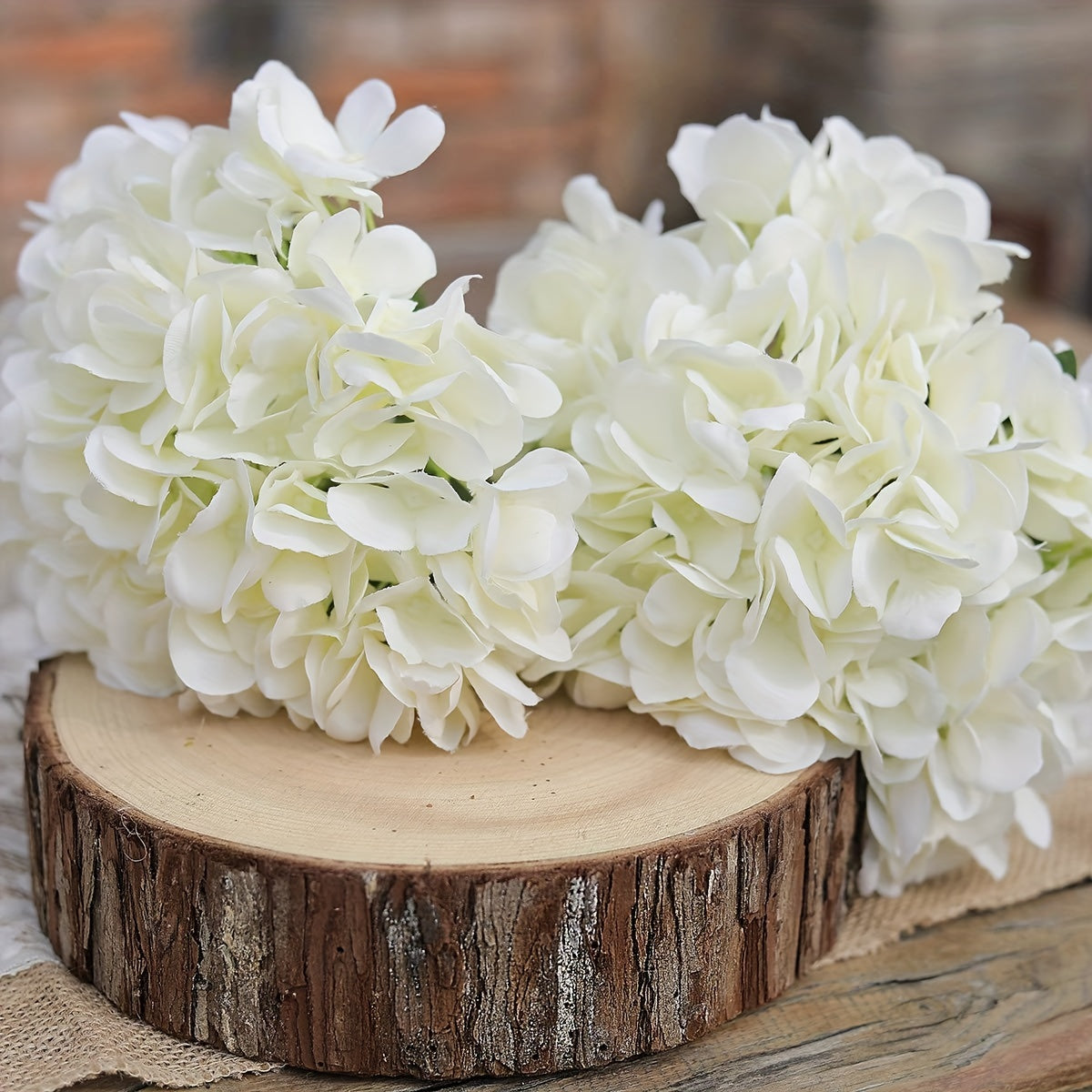 Six Realistic Silk Hydrangea Bouquets for Home Weddings and Parties