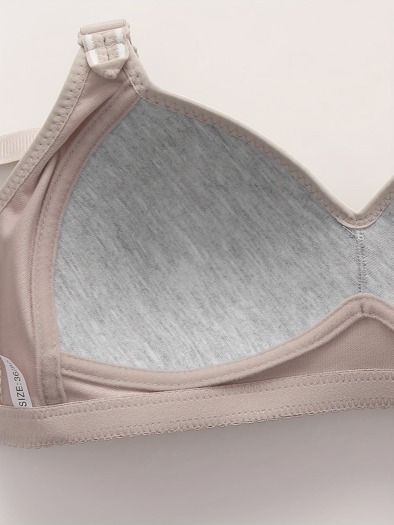 Women's Seamless Wireless Tank Bra with Tassel Decoration Push-Up Support