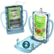 Baby Bag Holder Set with Leak-Proof Food and Drink Organizer, Reusable, Dishwasher Safe