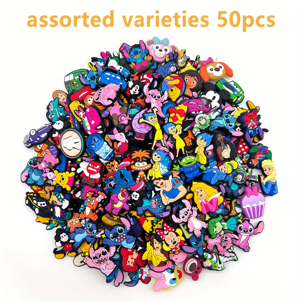 Kids Adult Shoe Charms Sandals Pendant Buttons Shoe Decoration Gifts Pack