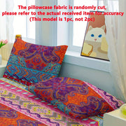 Bohemian Printed Pillowcase 100% Polyester Soft Brushed Fabric Quilted Decor