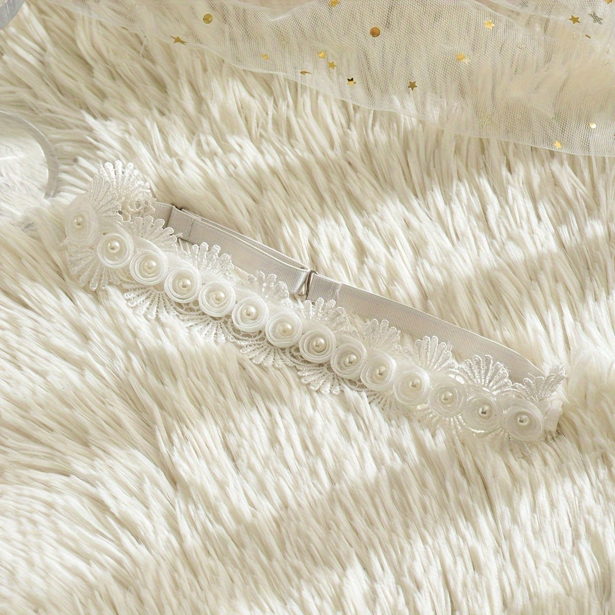 Women's Erotic Lingerie Accessories Flower Pattern Garter and Leg Rings