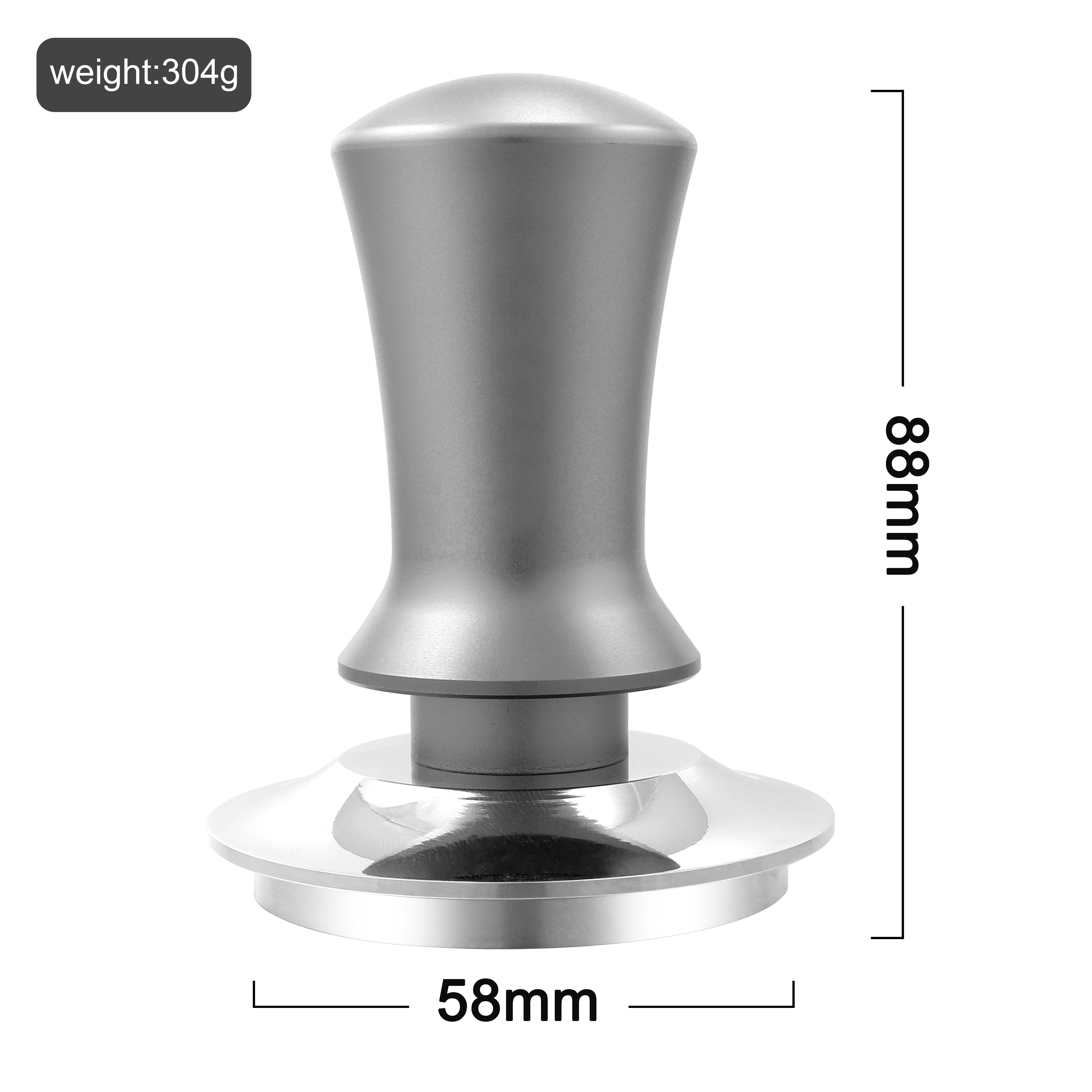 Espresso Tamper Set 51/53/58mm Spring Loaded Stainless Steel Base