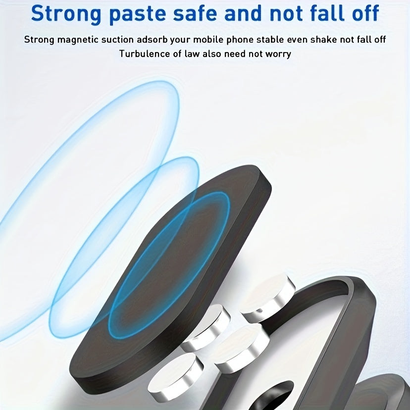 Universal Car Dashboard Phone Holder 360 Rotation Adjustable Magnetic