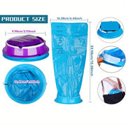 10Pcs PVC Disposable Vomit Bags Portable Emesis Bin for Travel Cars Motion Sickness