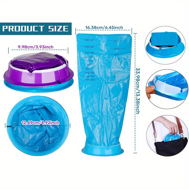 10Pcs PVC Disposable Vomit Bags Portable Emesis Bin for Travel Cars Motion Sickness
