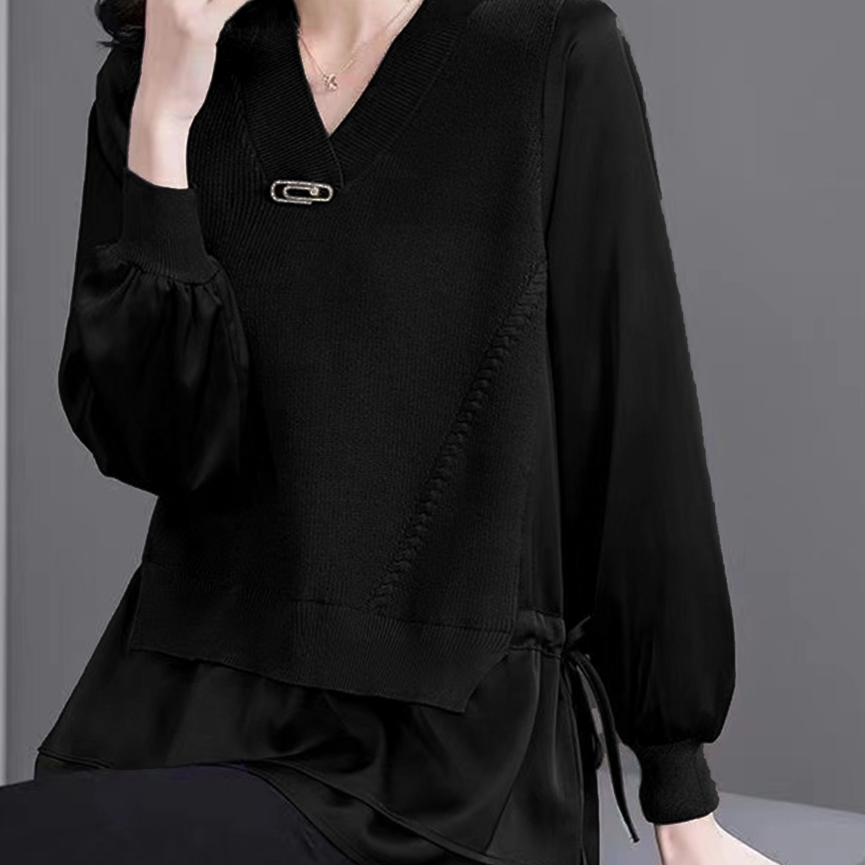 Топ женский трикотажный базовый слой большого размера, тёплый термальный слой