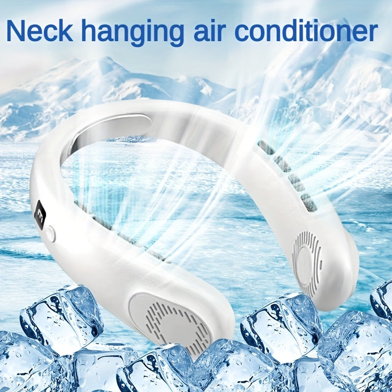 Portativ bo‘ynig‘a mo‘ljallangan ventilyator, tez sovutish, shovqinsiz ishlash, tugma bilan boshqarish, silliqlashtirilgan plastmassa qoplamasi - tashqi va sayohat uchun ideal, turli ranglarda mavjud.