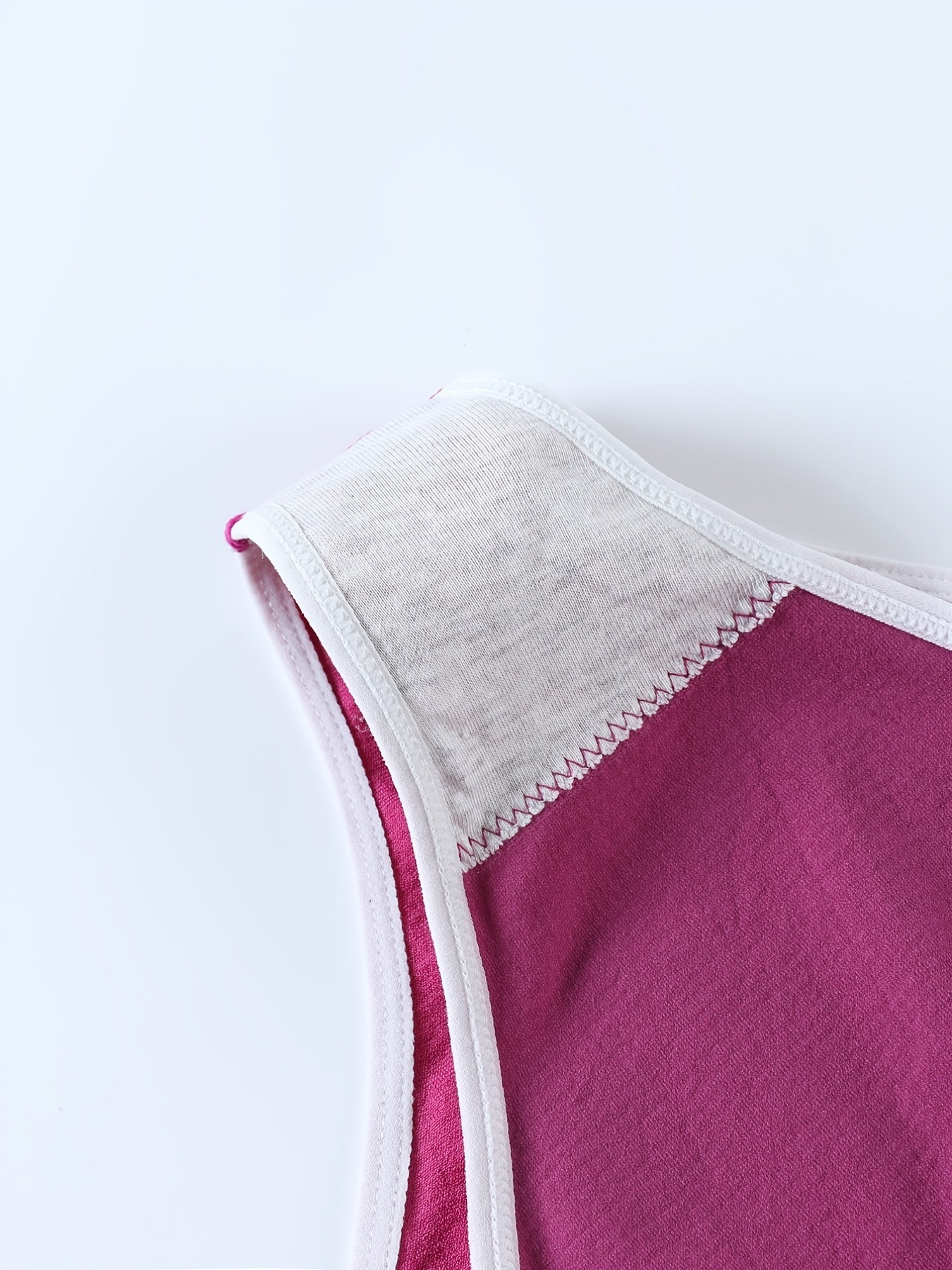 Women's Letter Print Lingerie Set Wireless Sports Bra Elastic Panties