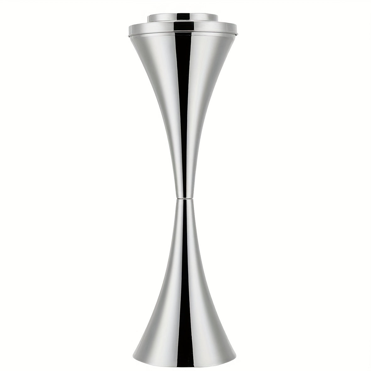 Floor Standing Ashtray with Lid Modern Windproof Black White Red Chrome