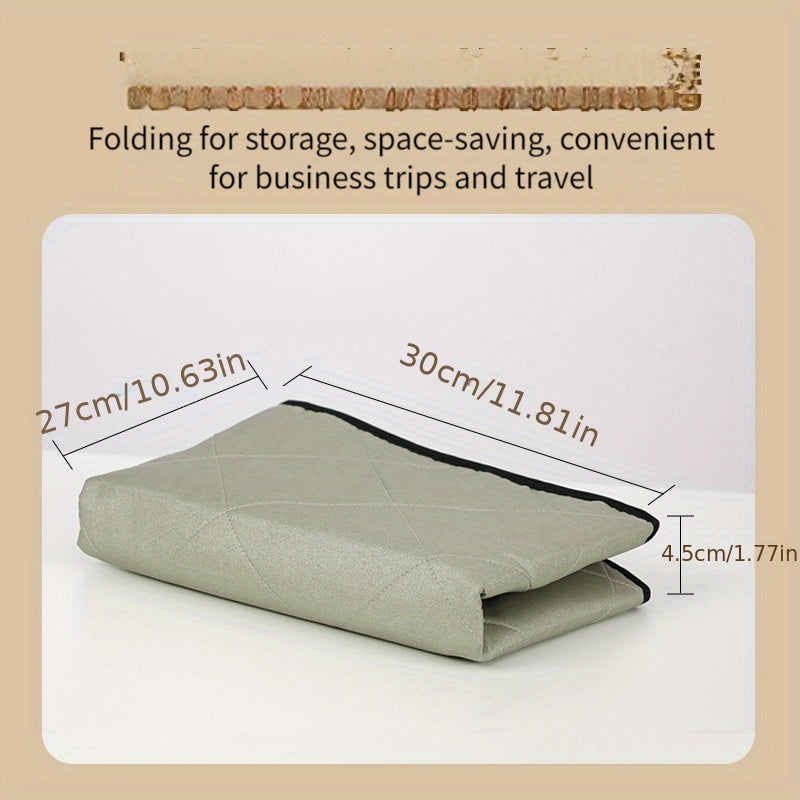 Foldable Portable Ironing Pad with Heat Insulation Cloth for Hanging Behind Door