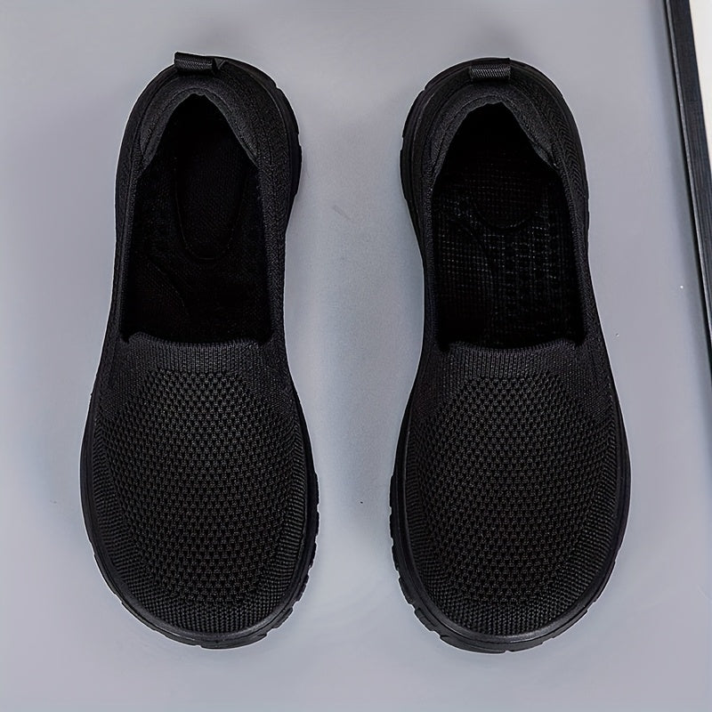 Women's Slip-On Sneakers Casual Walking Shoes Laceless Soft Sole