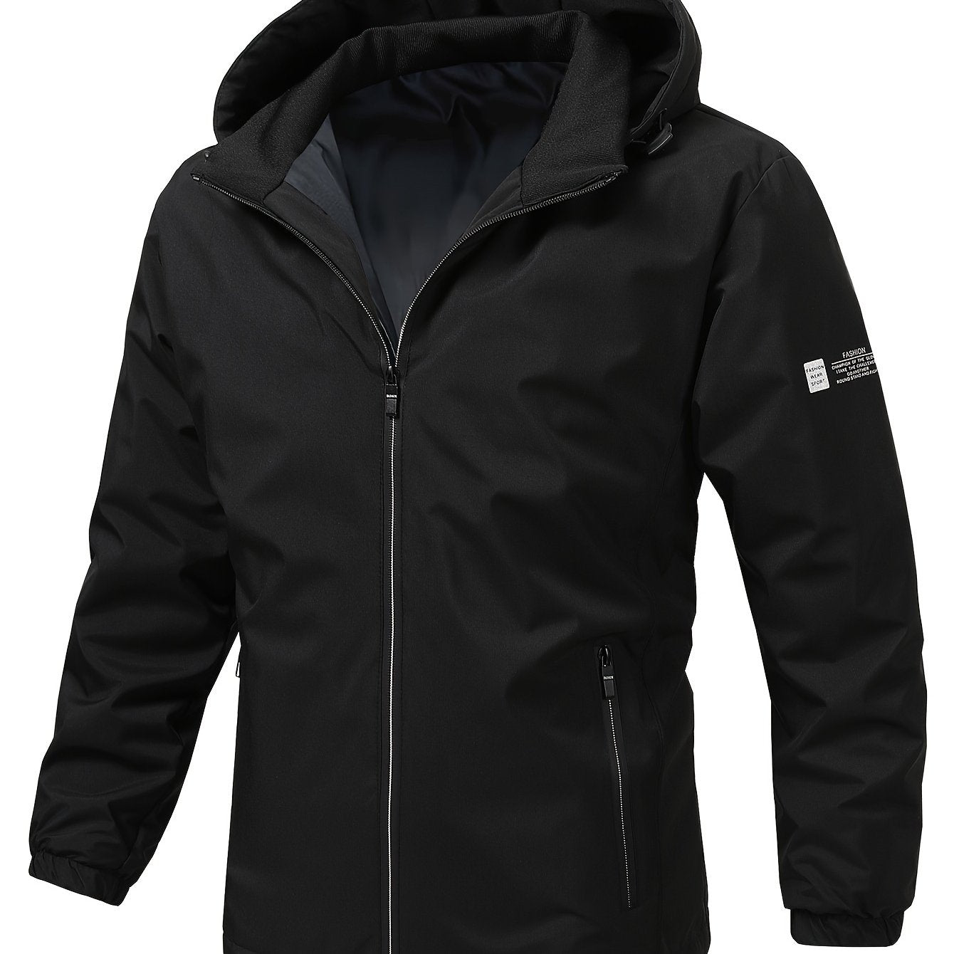 Men's Lightweight Windbreaker Jacket with Hood for Spring and Autumn