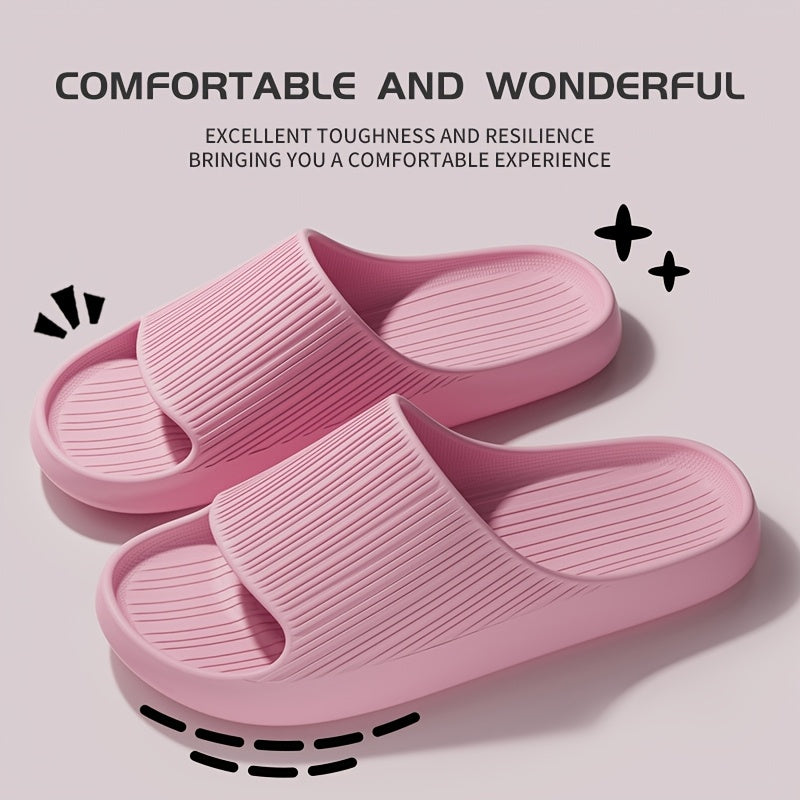 Ayollar uchun EVA slayd sandalki, sirpanmaydigan, ichki va tashqi foydalanish uchun, ochiq uchi, 4 ta rangda