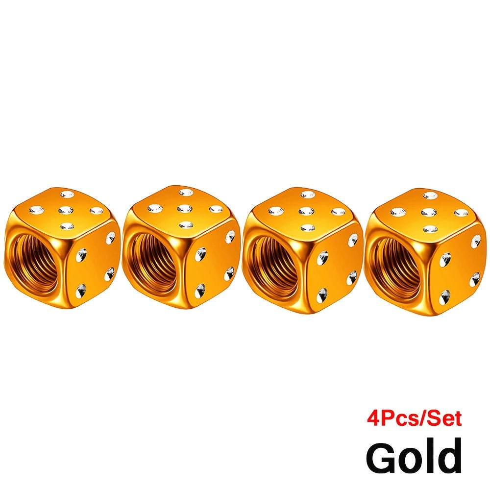 4 шт. алюминиевых колпачков для вентиляционных отверстий колесных шин для автомобиля, мотоцикла, грузовика