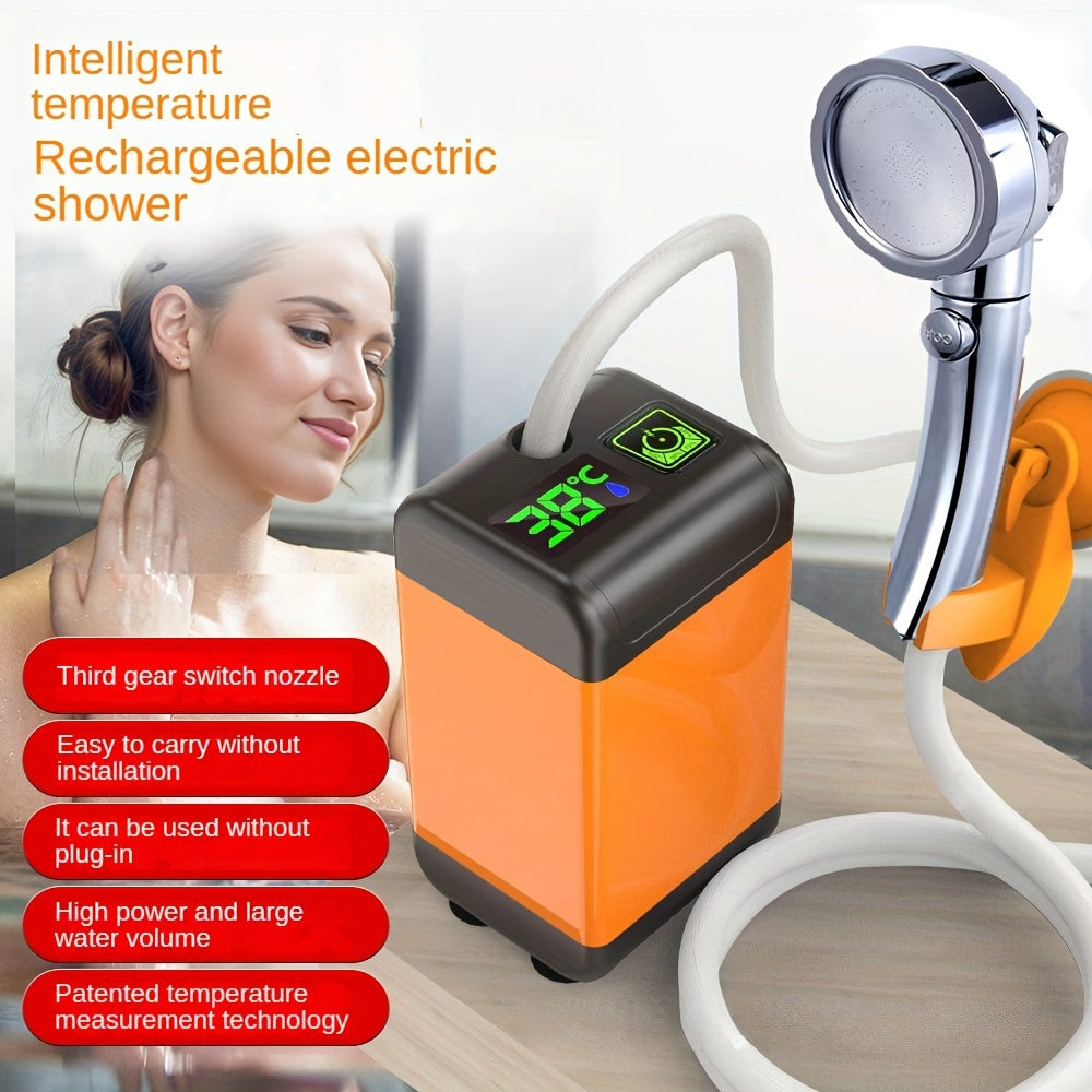 Tashqi elektr shower bosh portativ yomgʻir showeri RV va qishloq joylar uchun