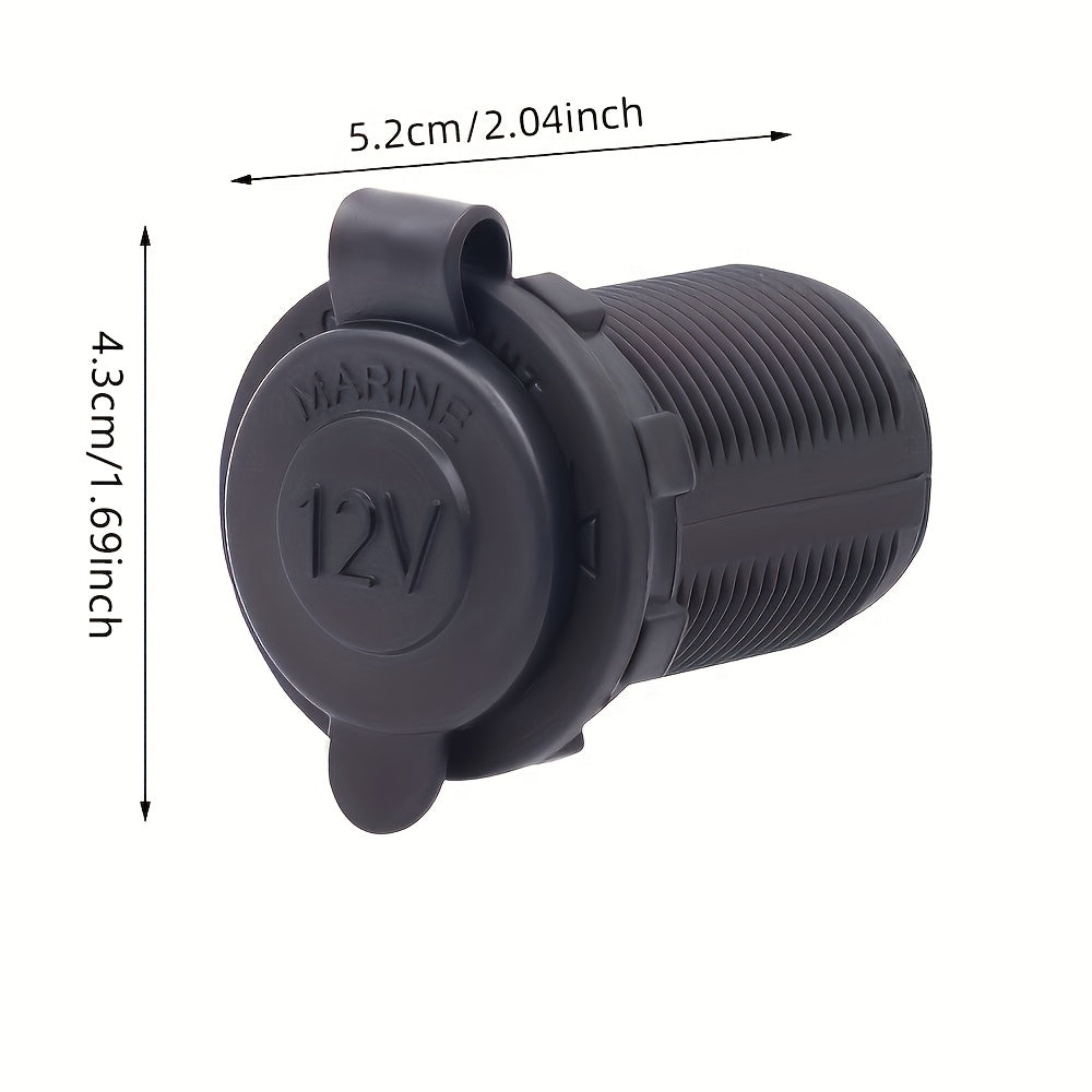 Adaptador divisor de toma de corriente de 12V para coche, barco y motocicleta, toma de encendedor