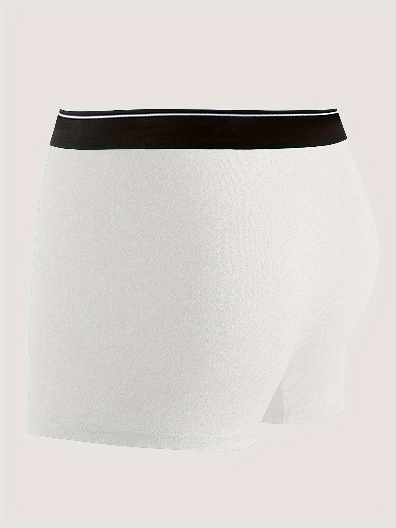 Men's Boxer Briefs Set 10 Breathable Polyester Elastane Geometric Pattern Machine Washable