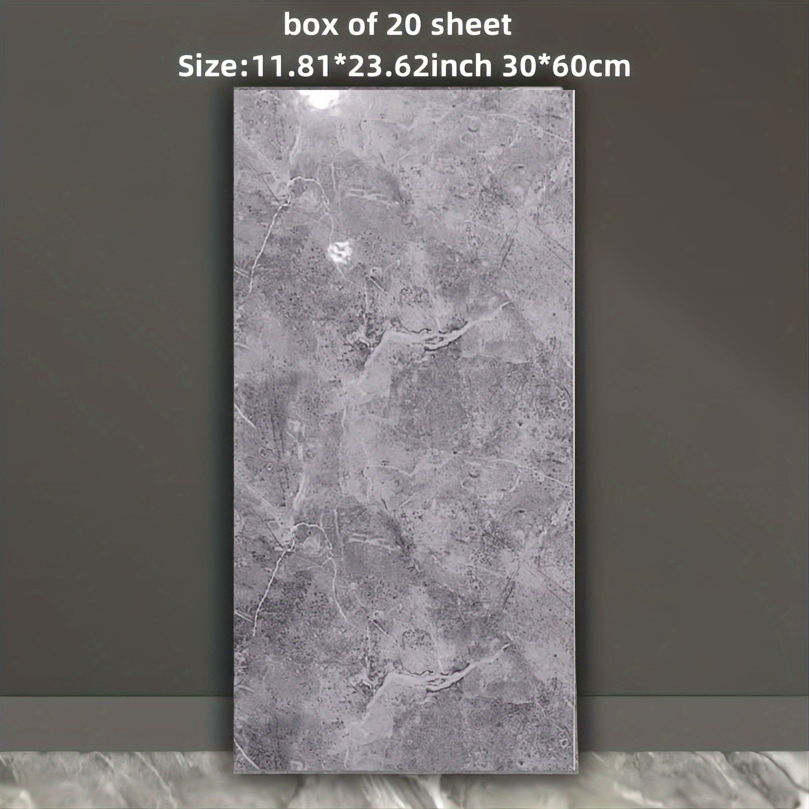Self-Adhesive Foam Marble Wall Tiles 10pcs 20pcs Waterproof Puzzle Pattern for Living Room Kitchen Bathroom