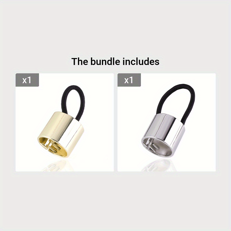 Women's Gold Hair Tie with Korean-Inspired Design for Elegant Hairstyles