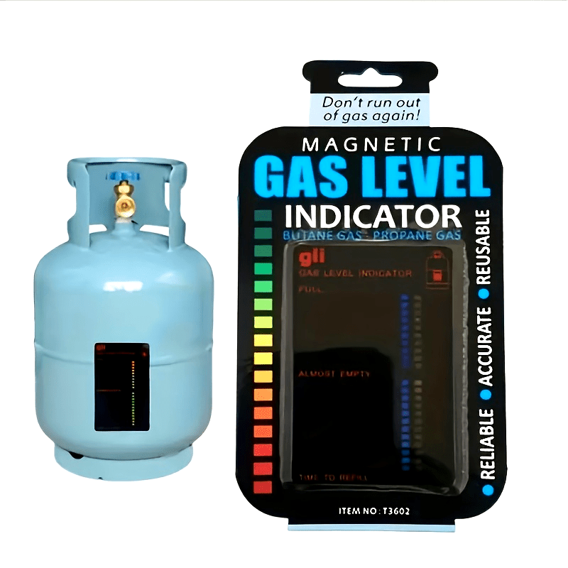 Magnetic Gas Level Indicator for Propane and Butane LPG Cylinders Temperature Stick for RVs and Trailers