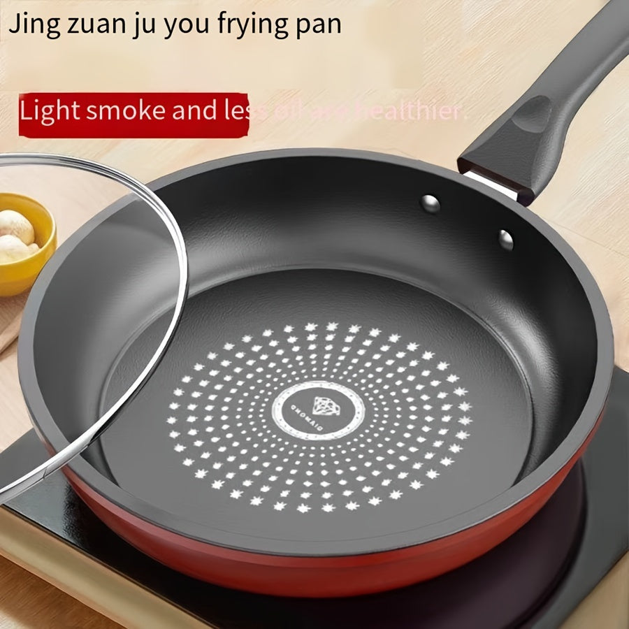 Cast Iron Skillet 1-Piece Non-Stick Dishwasher Safe Thick for Pancakes and More Suitable for Induction and Gas Stoves