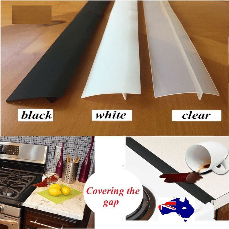 Silicone Stove Gap Cover Sealing Strip Oil and Dirt Resistant for Gas Stoves