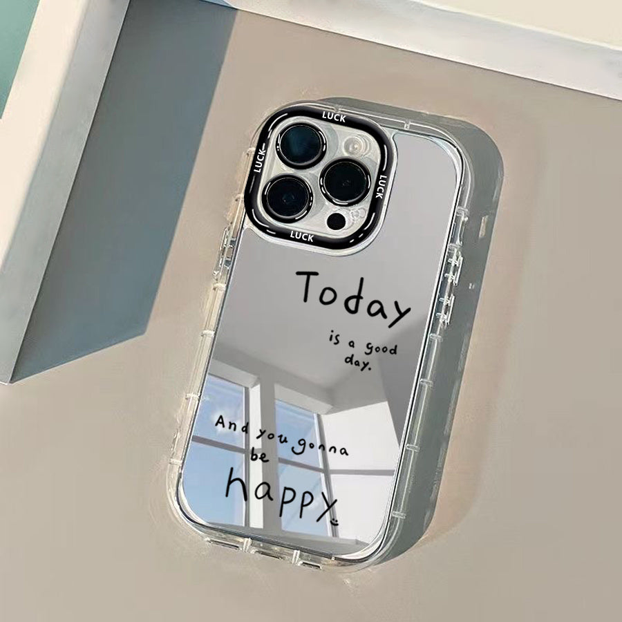Mirror Finish TPU Phone Case Compatible with iPhone 7 8 11 12 13 14 15 16 X XR XS SE2 15 Pro Max