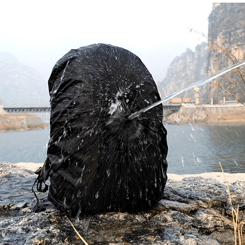 Unisex Waterproof Backpack Rain Cover Adjustable Cross Strap Outdoor Hiking