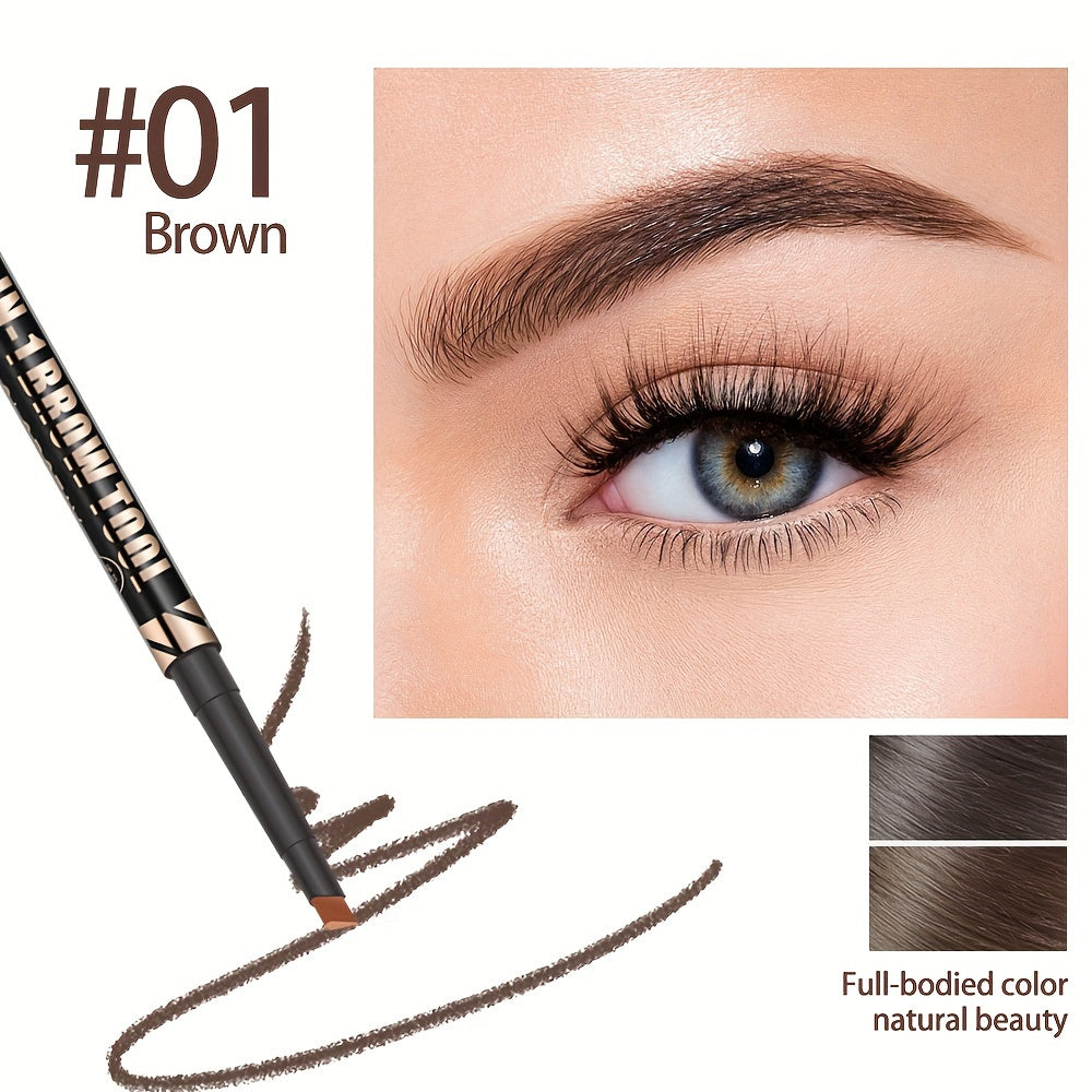 Женский карандаш для бровей водостойкий, двухсторонний, стойкий, легкий в нанесении