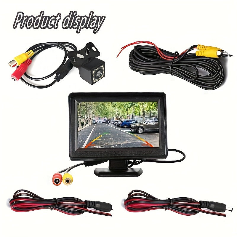 Car Rearview Camera 10.92 Inch Display 4/8/12 Light System
