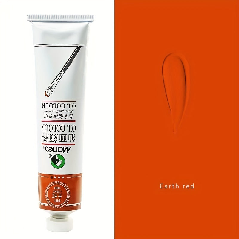 50ml White Oil Paint Tube for Canvas and Graffiti Art Professional Artist Grade