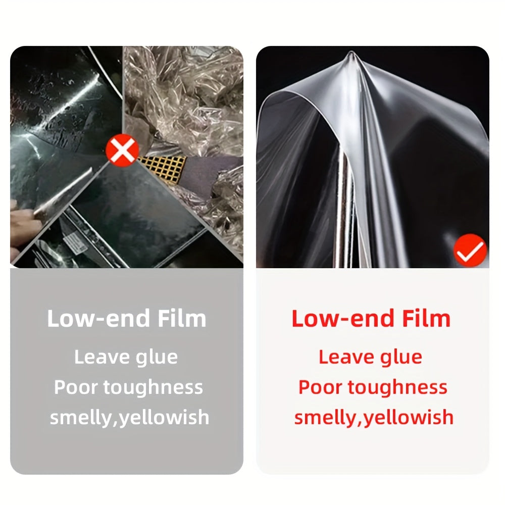 SUV uchun shisha muhofazasi TPU to'liq to'plam, shaffof, 39 sm, chizishga qarshi