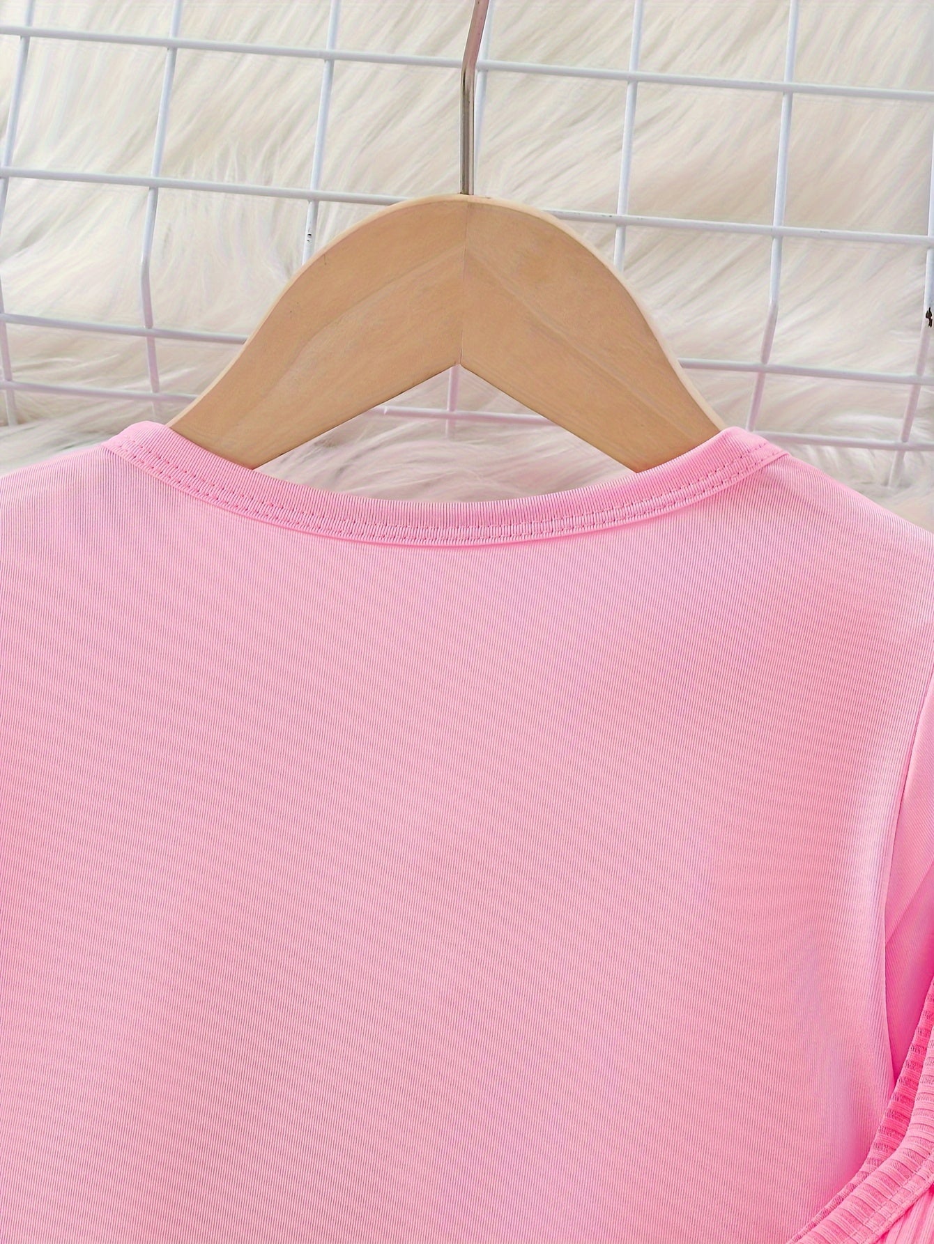 Girls' 2-Piece Dress Set with Frilled Cardigan and Cat Print Cami for Spring Fall Outdoor Activities