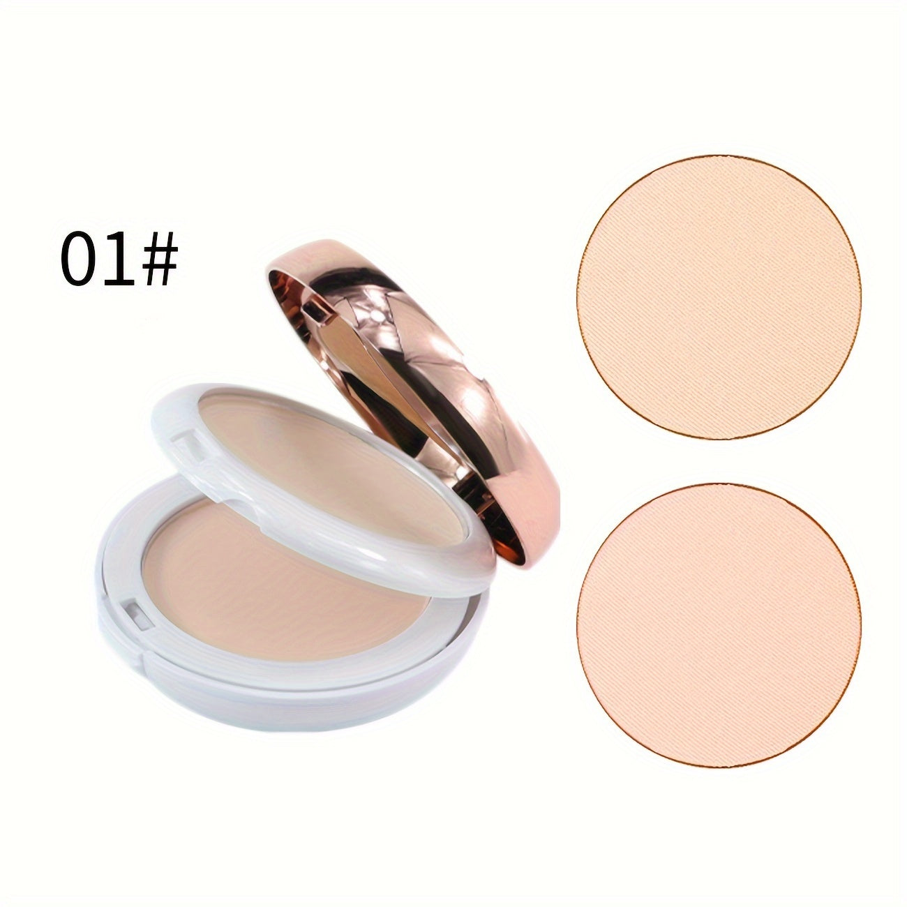 Avocado Collagen Vitamin E Pressed Powder Oil Control Matte Finish All Skin Types