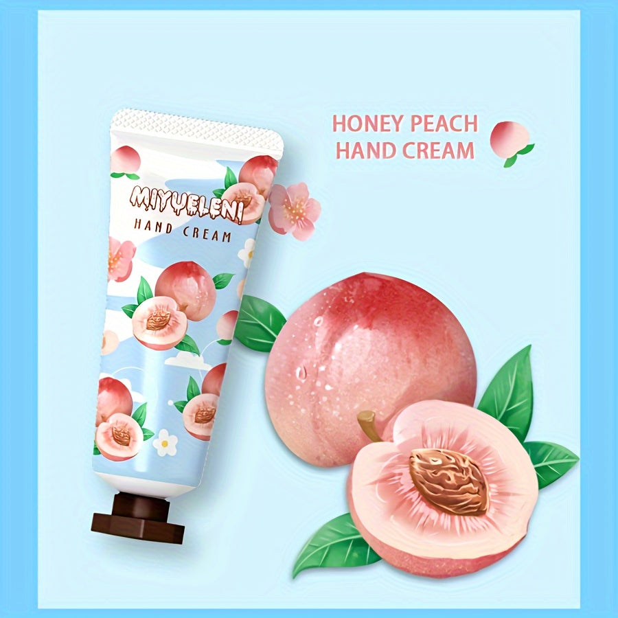 42-Piece Hand Cream Gift Set with Plant and Fruit Extracts, Flower Scented, Alcohol-Free, Glycerin-Based, Vitamin C Enriched for All Skin Types