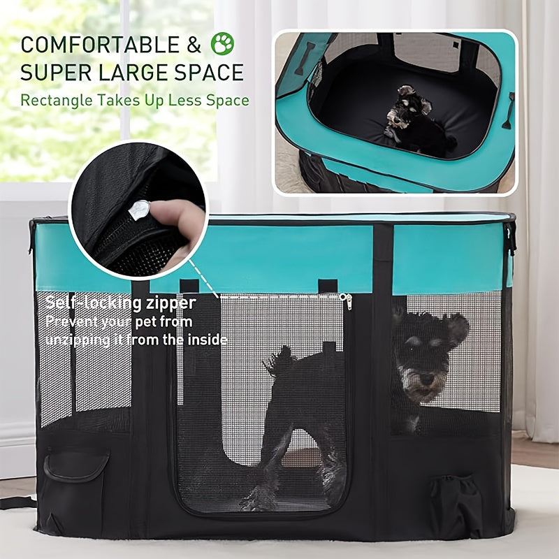 Square PVC Pet Carrier Backpack for Travel Portable Dog Carrier Bag