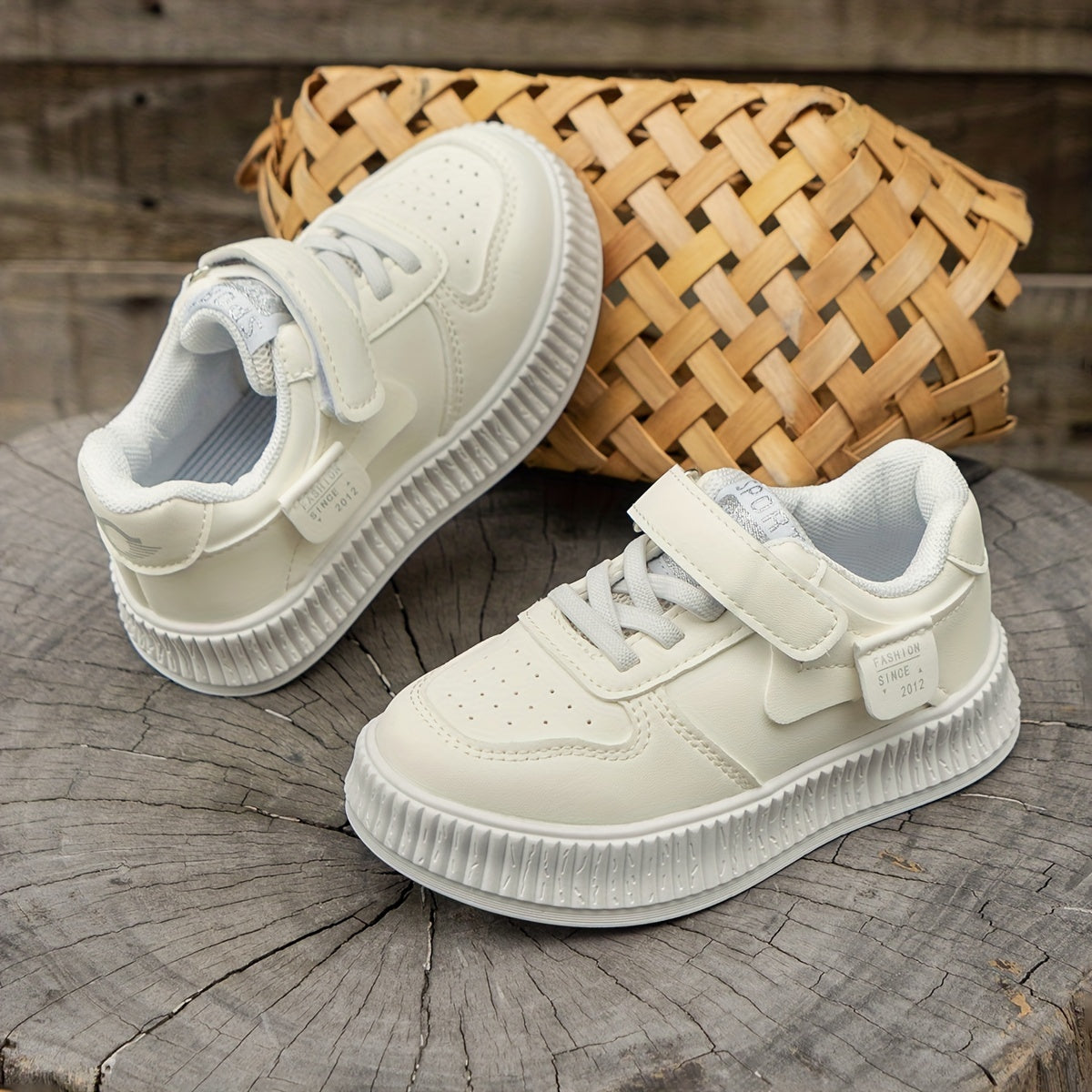 Мальчики и Девочки Весна Осень Повседневные кроссовки Дышащая ткань Низкий топ Детские уличные туфли