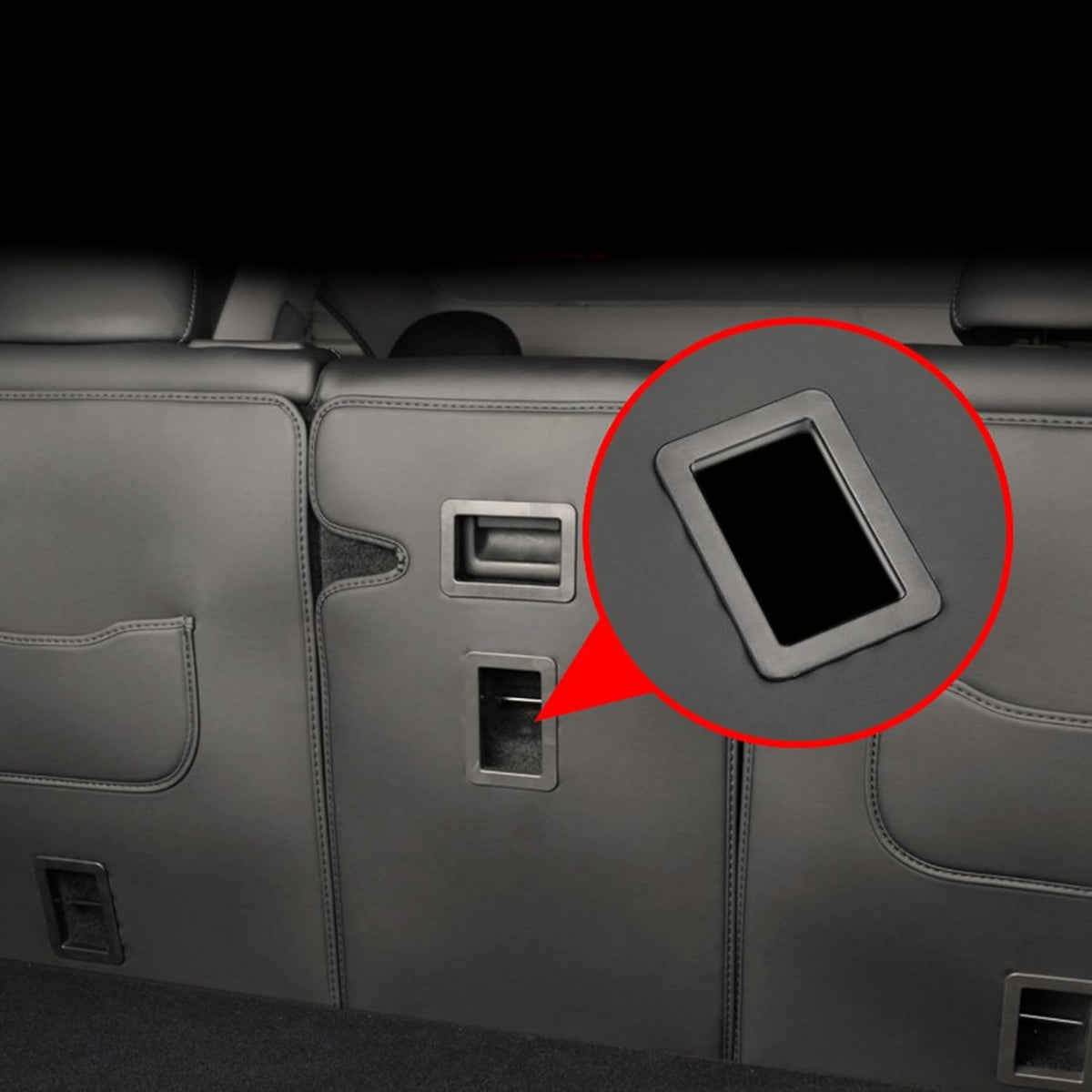 Защитник спинки заднего сиденья из черной PU-кожи для автомобилей, пылезащитный и стильный