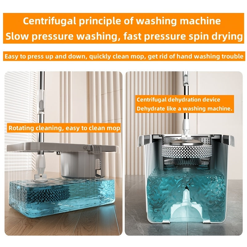 Model S870 Uy Mop To'plamini taqdim etamiz, u ajratiladigan dumaloq aylanuvchi mop va ikkita mop matosi bilan birga keladi. U uylar, bizneslar, oshxonalar, yashash xonalari, yotoq xonalari, hammomlar va pol va plitalarni tozalash uchun mukammaldir.